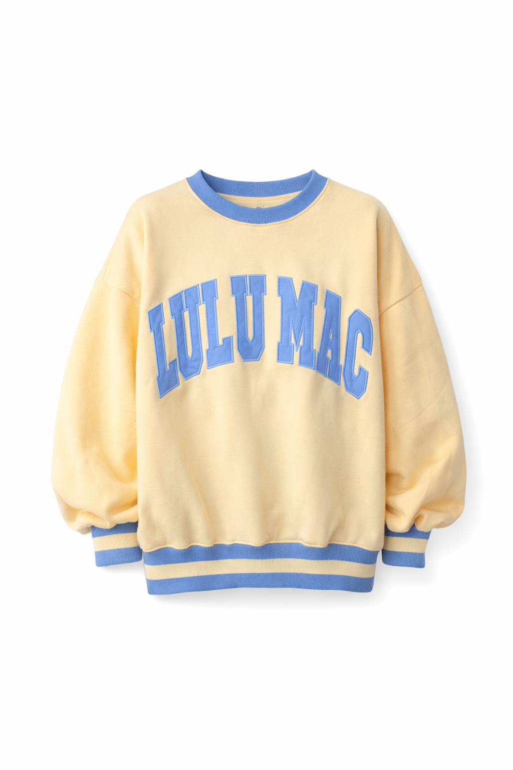 Lulu Mac Sweater “Butter in Blue Sweater”